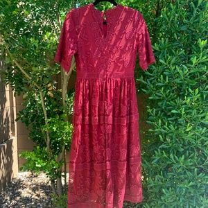 Roolee "Lace" Midi Dress